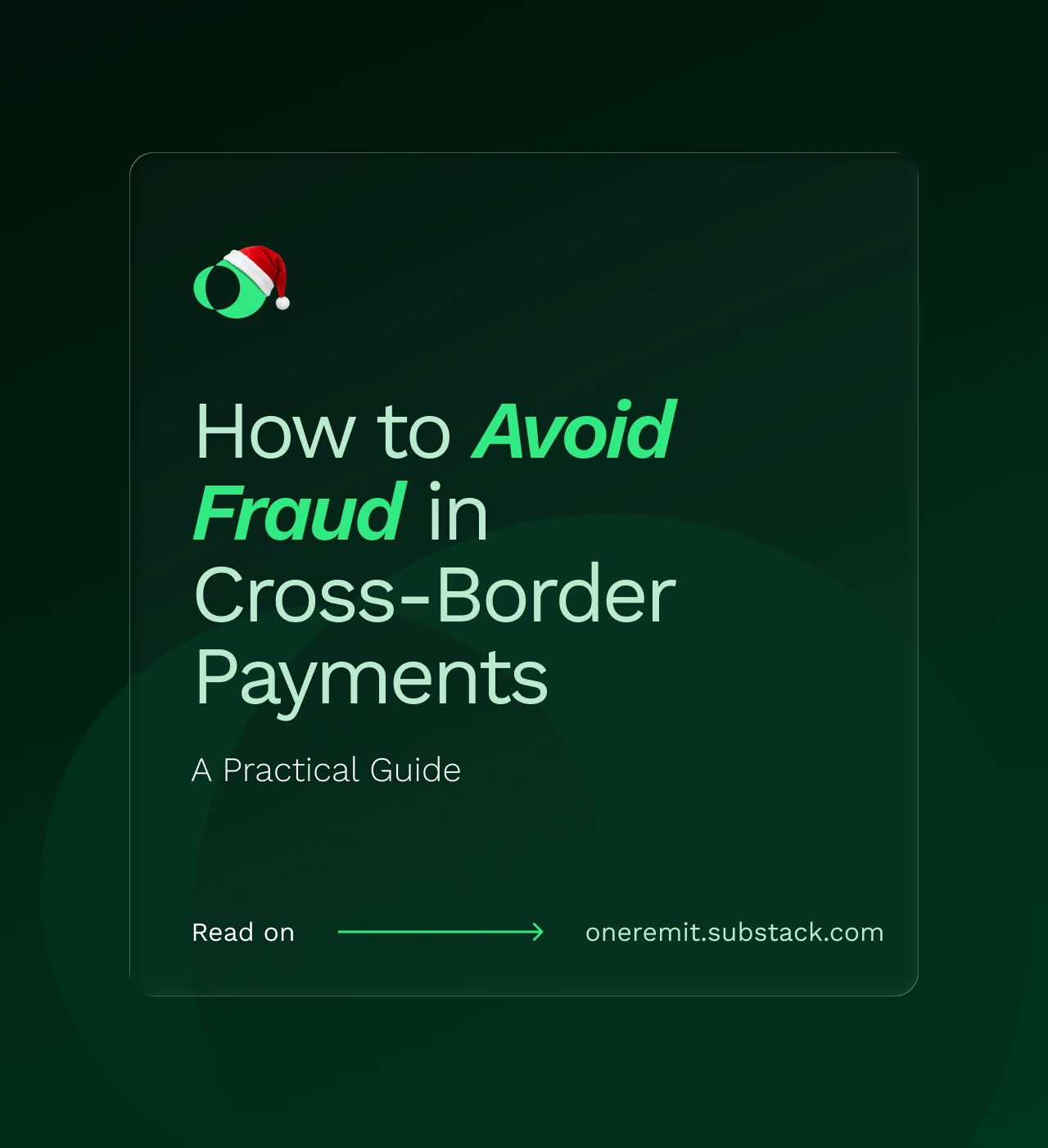 Avoiding Fraud in Cross-Border Payments