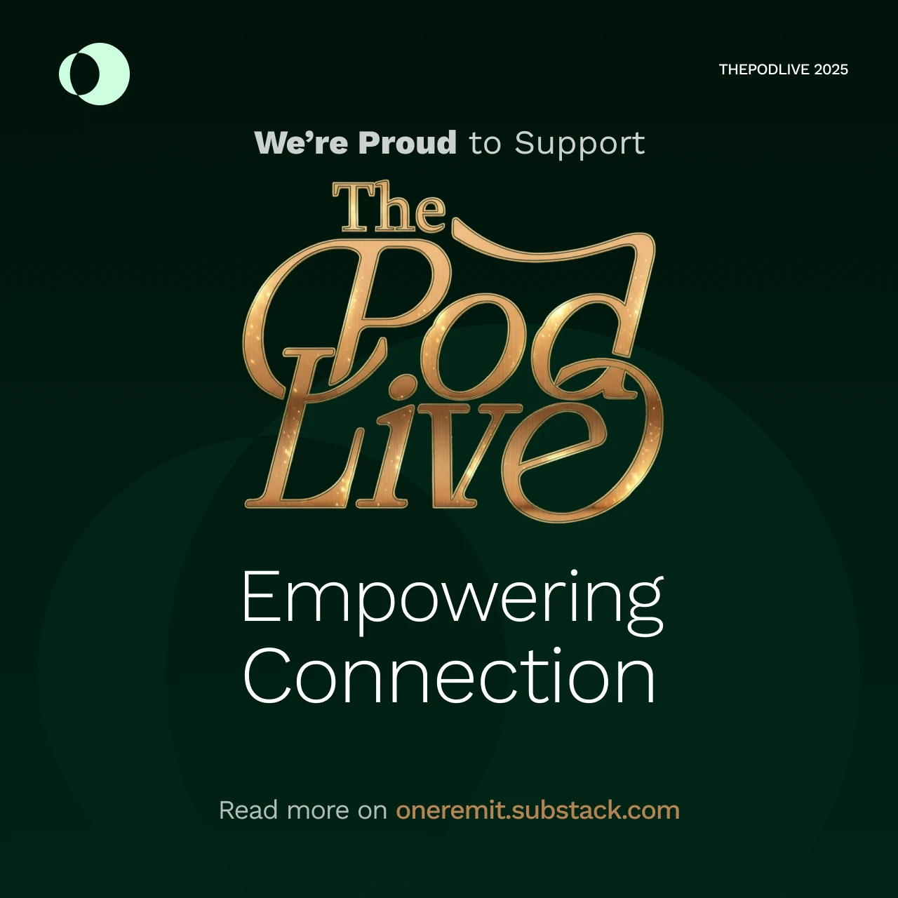 Empowering Connection: Why We’re Proud to Support THEPOD LIVE 2025